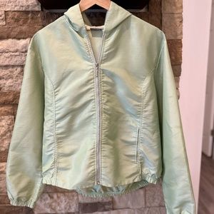 Neiman Marcus 1980s Green Jacket w/ hood